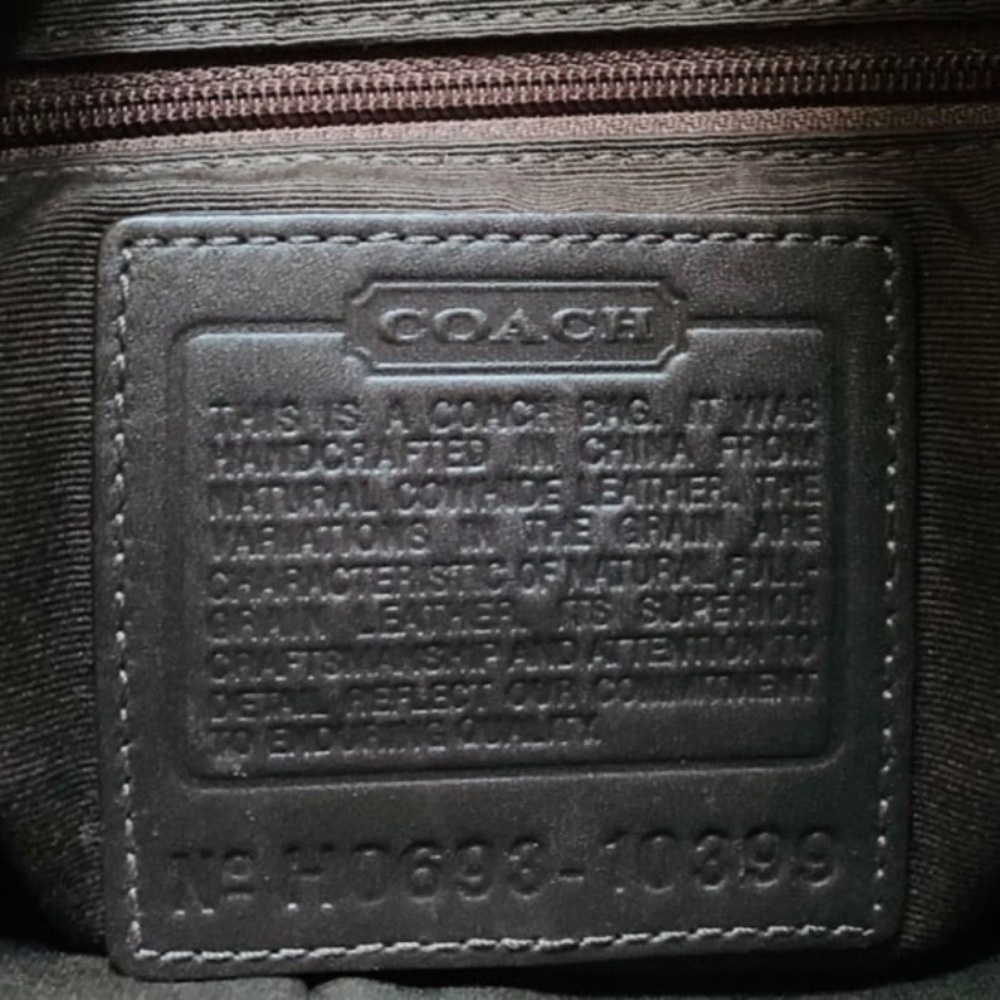 Vintage COACH Mahogany Crossbody Bag - Picture 11 of 13